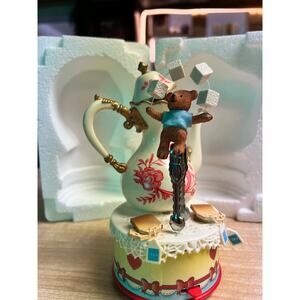 Enesco Suite Petites "Tea For Two" Mini Action Musical *WORKS*